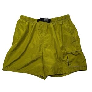 Nike Belted Packable 5" Volley Shorts Medium Men's Olive Green